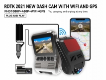 A505 FHD1080P CAR DVR WITH REAR LENS WIFI AND GPS