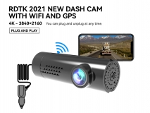 A206 4K UHD DASHCAM with WiFi
